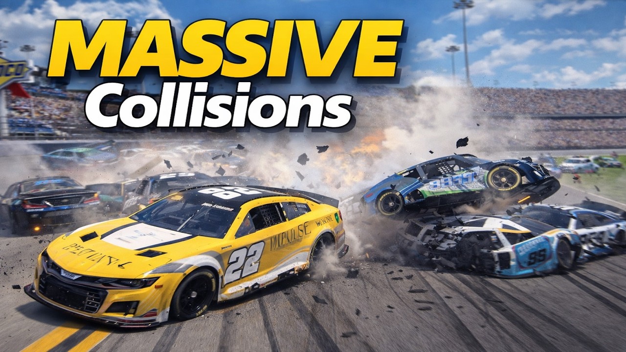 Multiple Collisions Compilation NASCAR [reupload]