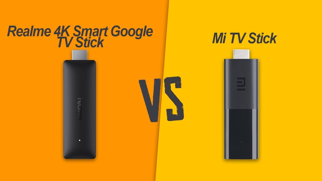 Realme 4k Smart Google TV Stick VS Mi TV Stick | Comparison