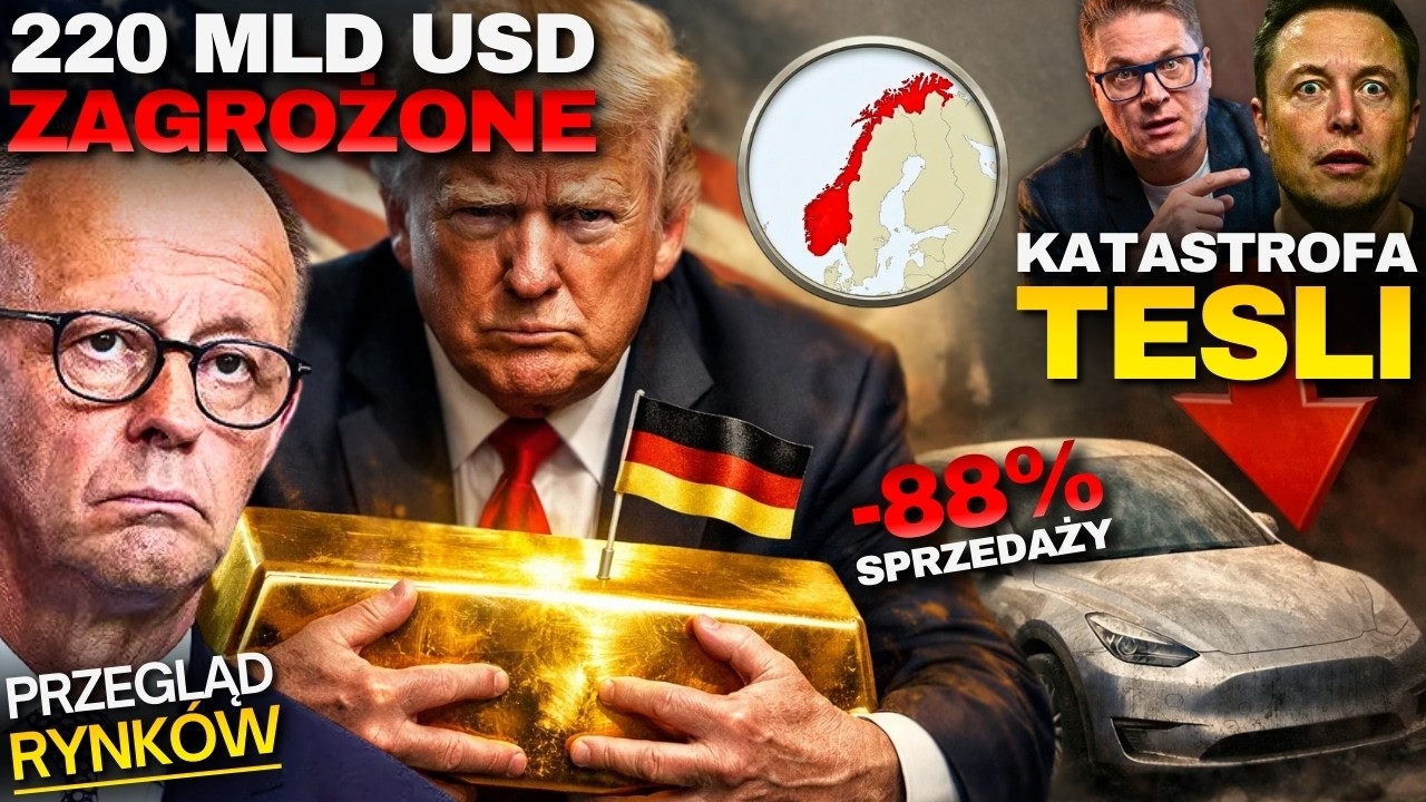 Niemcy zabierają 220 miliardów USD z USA? Trump 2.0 budzi strach o Złoto