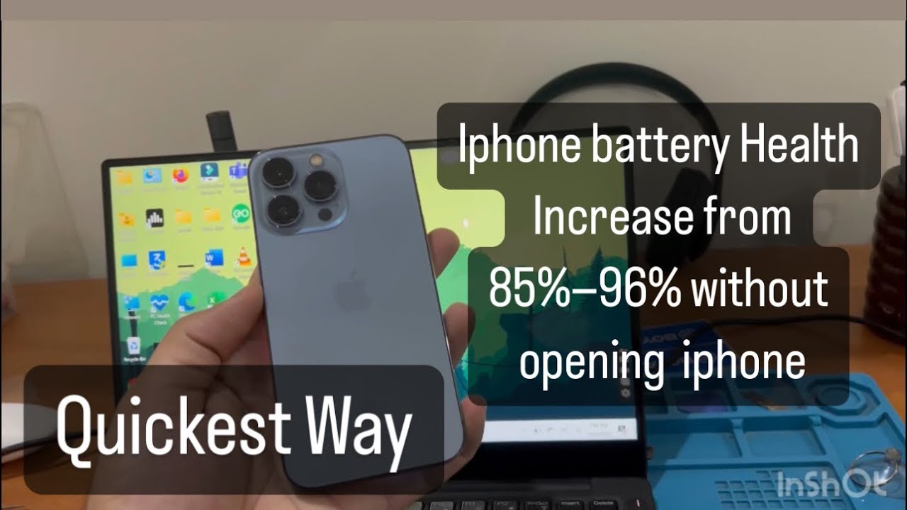 Увеличьте срок службы аккумулятора iPhone с 85% до 96% без вскрытия iPhone X, XS, 11, 12, 13, 14,...