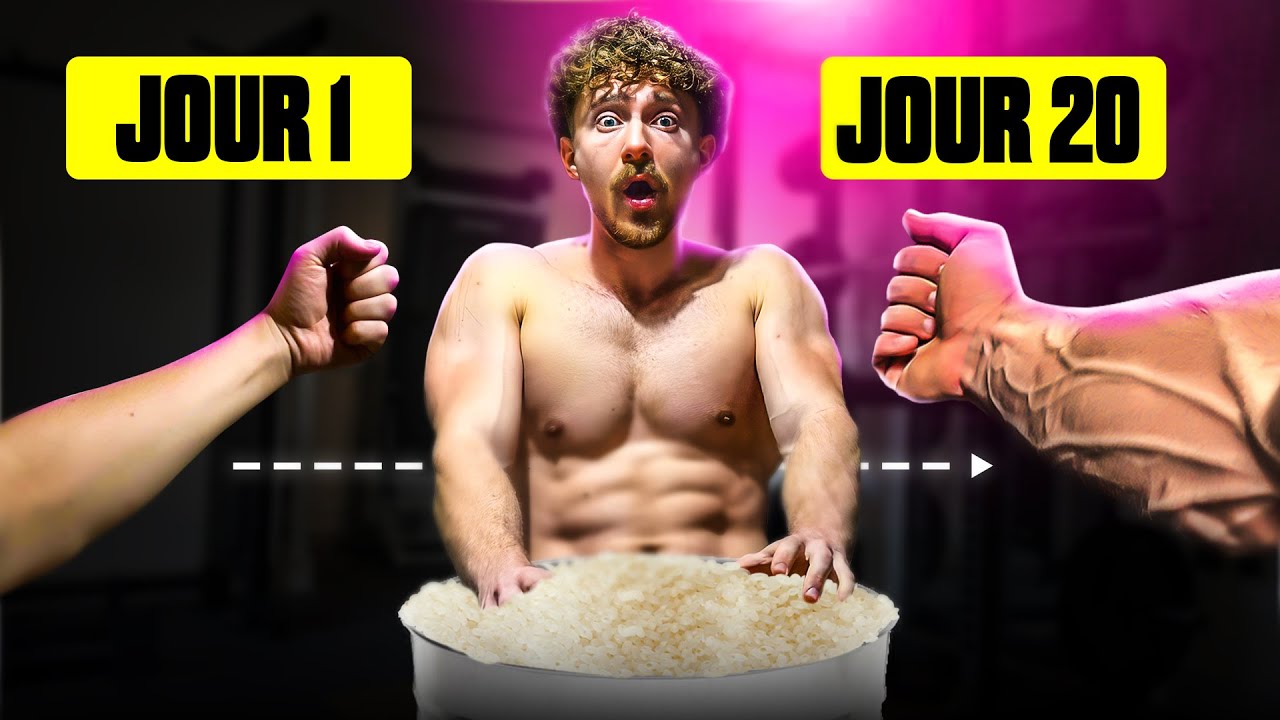 COMMENT J’AI MUSCLÉ MES AVANTS BRAS AVEC DU RIZ !