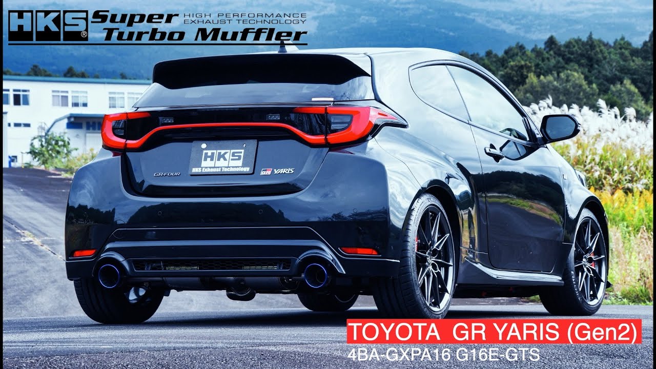 TOYOTA GR YARIS (Gen2) 4BA-GXPA16 G16E-GTS  HKS Super Turbo Muffler