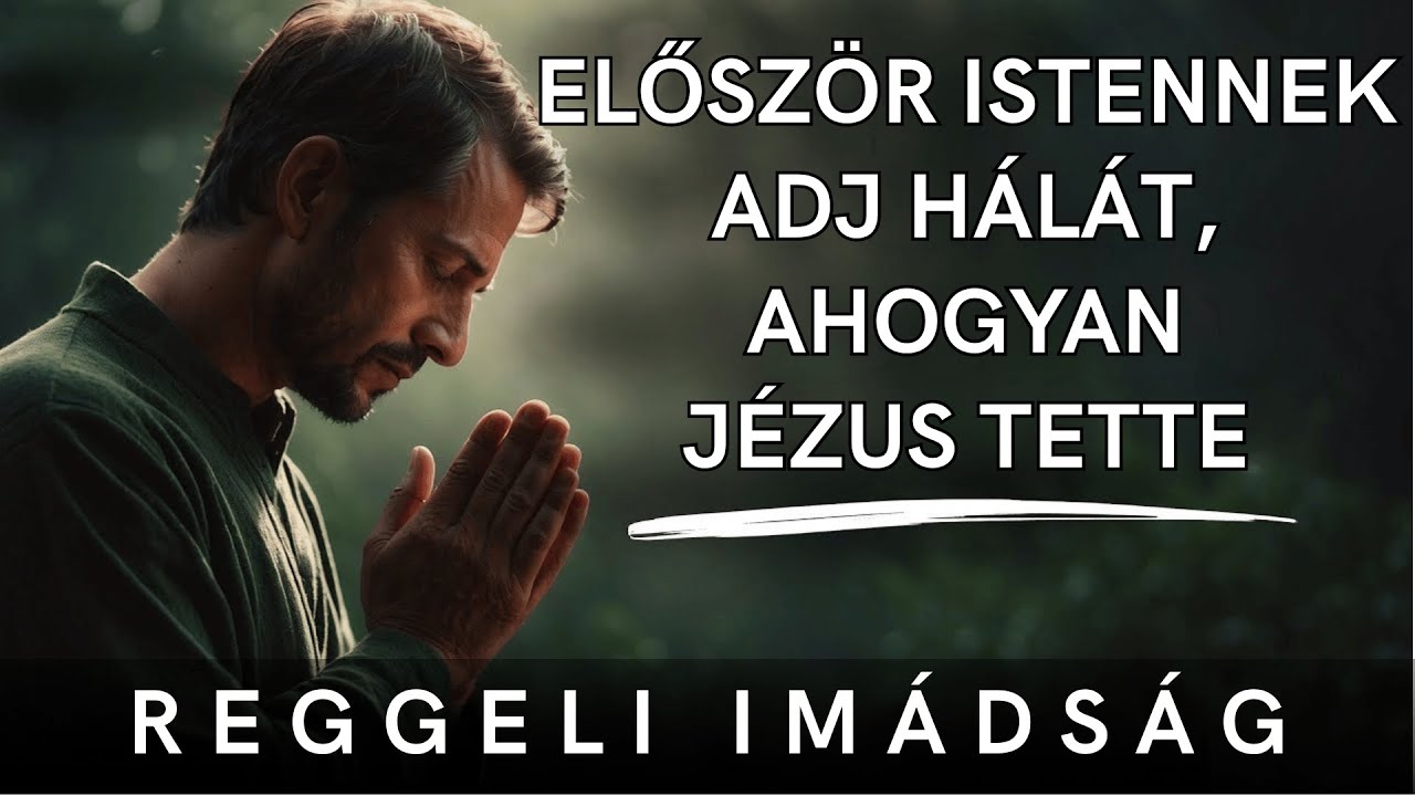 Kezdd a napodat azzal, hogy hálát adsz, és sokasítsd meg áldásaidat, ahogy Jézus tette | Reggeli ima