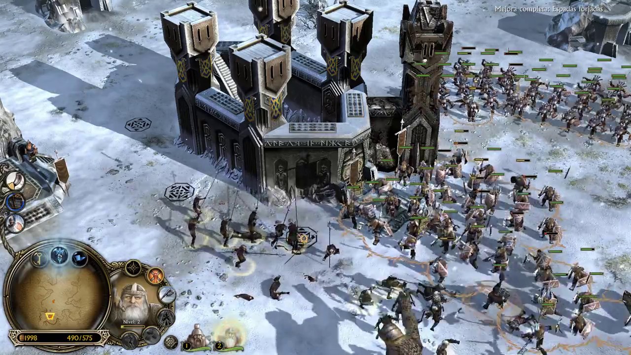 Enanos vs Mordor (brutal) Batalla por la Tierra Media II