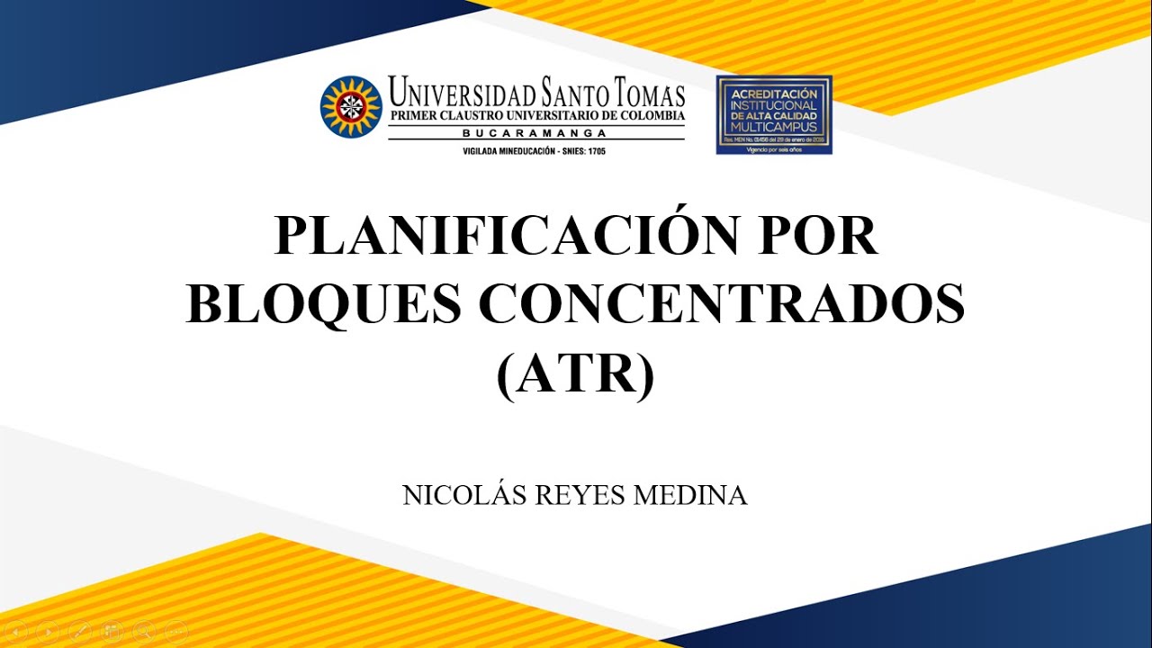 Estructura de planificación por bloques concentrados (ATR) _ Entrenamiento Deportivo