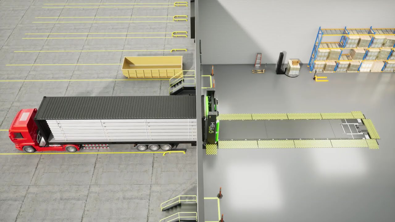 Container Loading & Unloading System | Unload Container in 5 Minutes