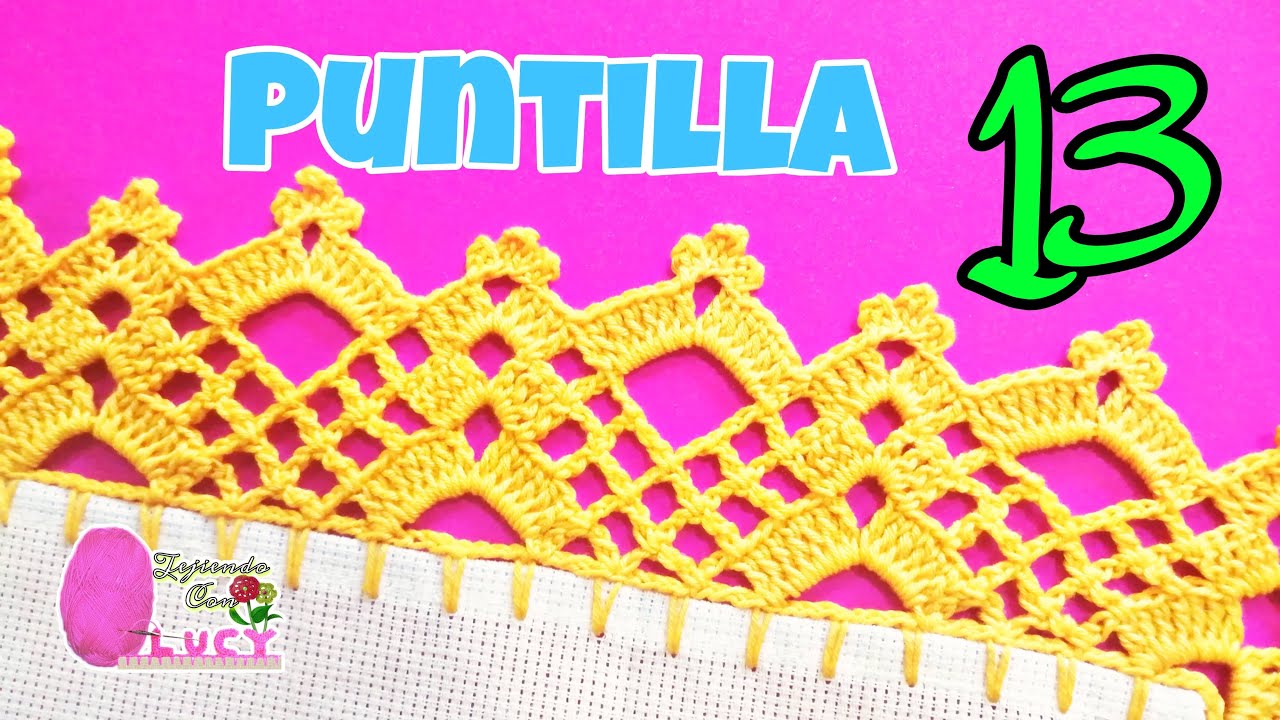 puntilla 13 / puntilla de una sola vuelta para servilleta.