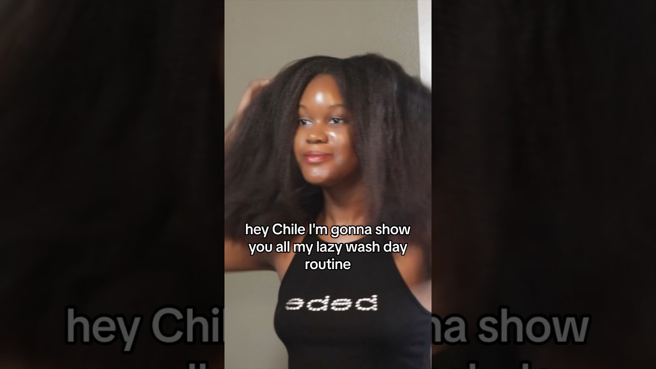 My Lazy Wash Day Routine on 4C Hair #4chair #naturalhair #4cnatural #4cnaturalhaircare