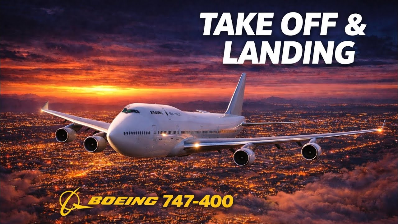 Boeing 747-400 Full Flight Takeoff to Landing | Infinite Flight Simulator