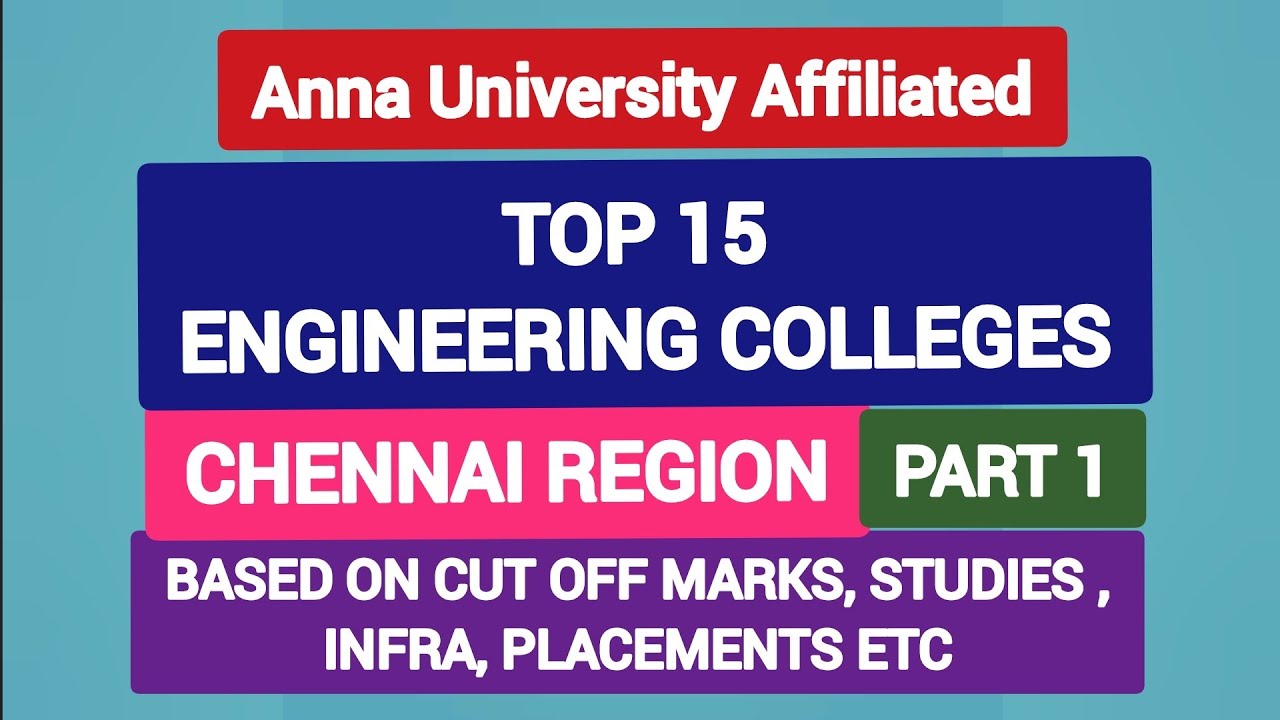 Full info TOP 15 Engg Colleges CHENNAI Anna Univ Affiliate|TN Tier1 Best  Engineering college Detail
