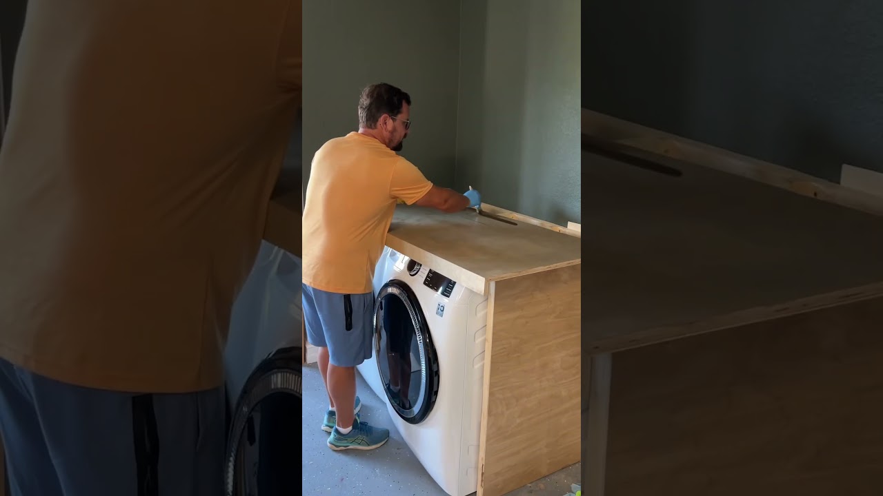 You're a husband and this is how you do laundry! 🤯🥂🙌 #diy #laundry #laundryroom