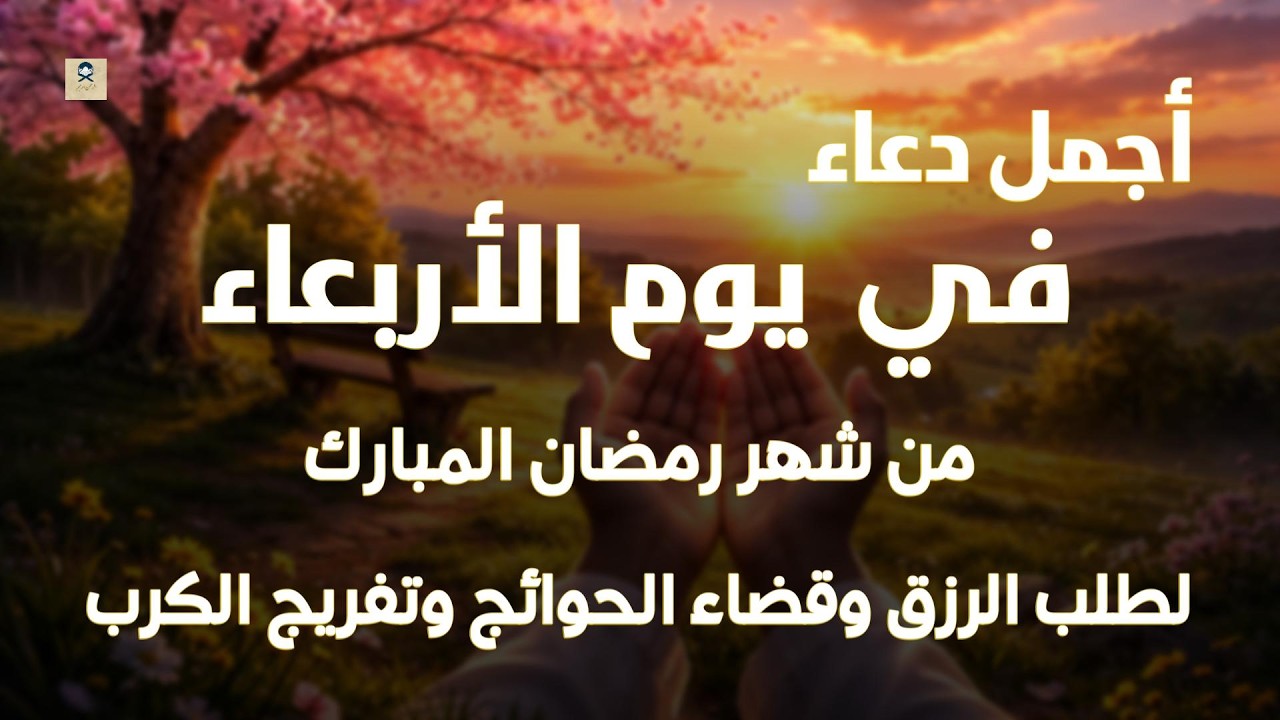 دعاء فى صباح يوم الأربعاء 22 من شهر رمضان لطلب الرزق والفرج وقضاء الحوائج 💚