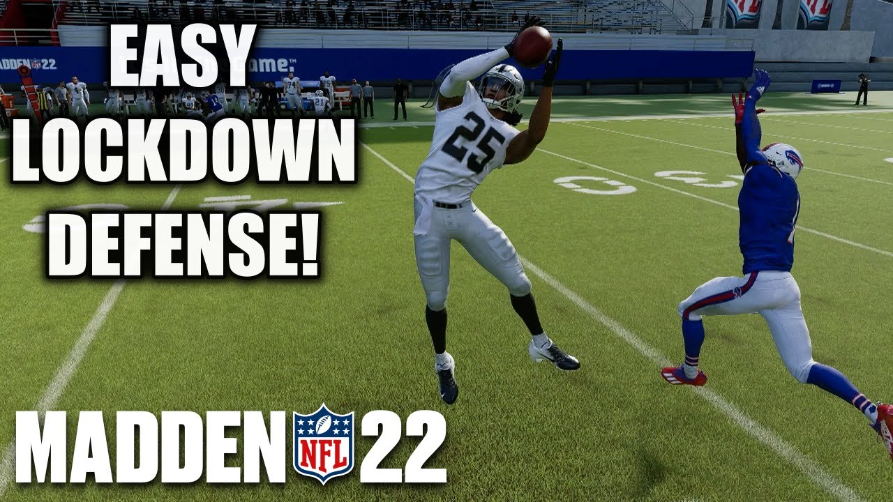 PLAY DEFENSE LIKE A PRO! EASY LOCKDOWN MADDEN 22 DEFENSE!