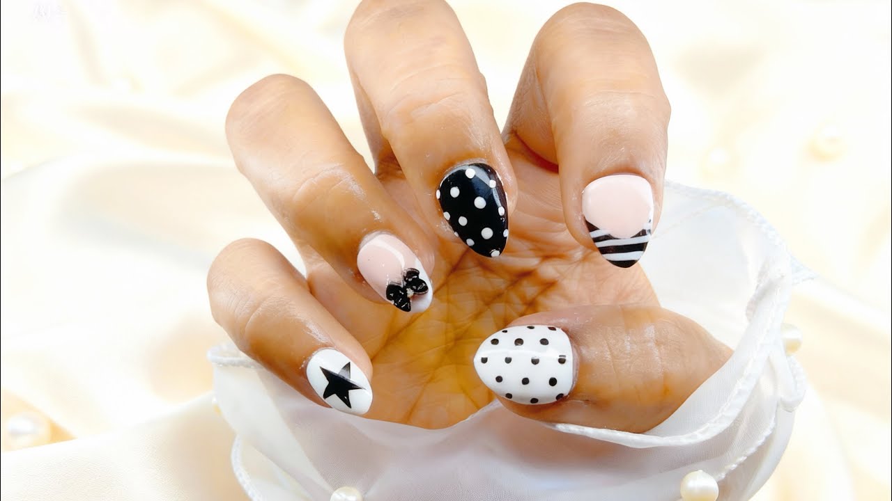 Trending Black & White Nail Art | Minimal & Elegant Nails
