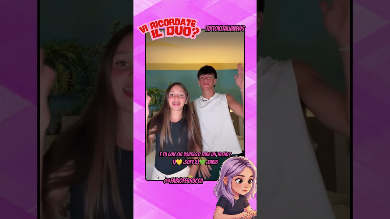 FABIO FERRUCCI AND SOFY DID YOU REMEMBER THIS DUO TOGETHER #tiktok #greenscreen #webboh