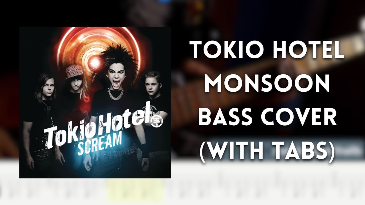 Tokio Hotel - Monsoon bass cover (with tabs)