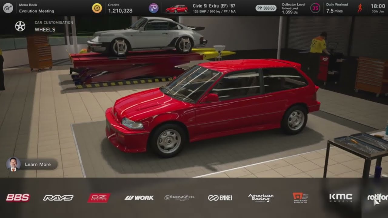 The Honda civic si funniest car in grand turismo 7 #ps5 #grandturismo7 #gaming #hondacivic