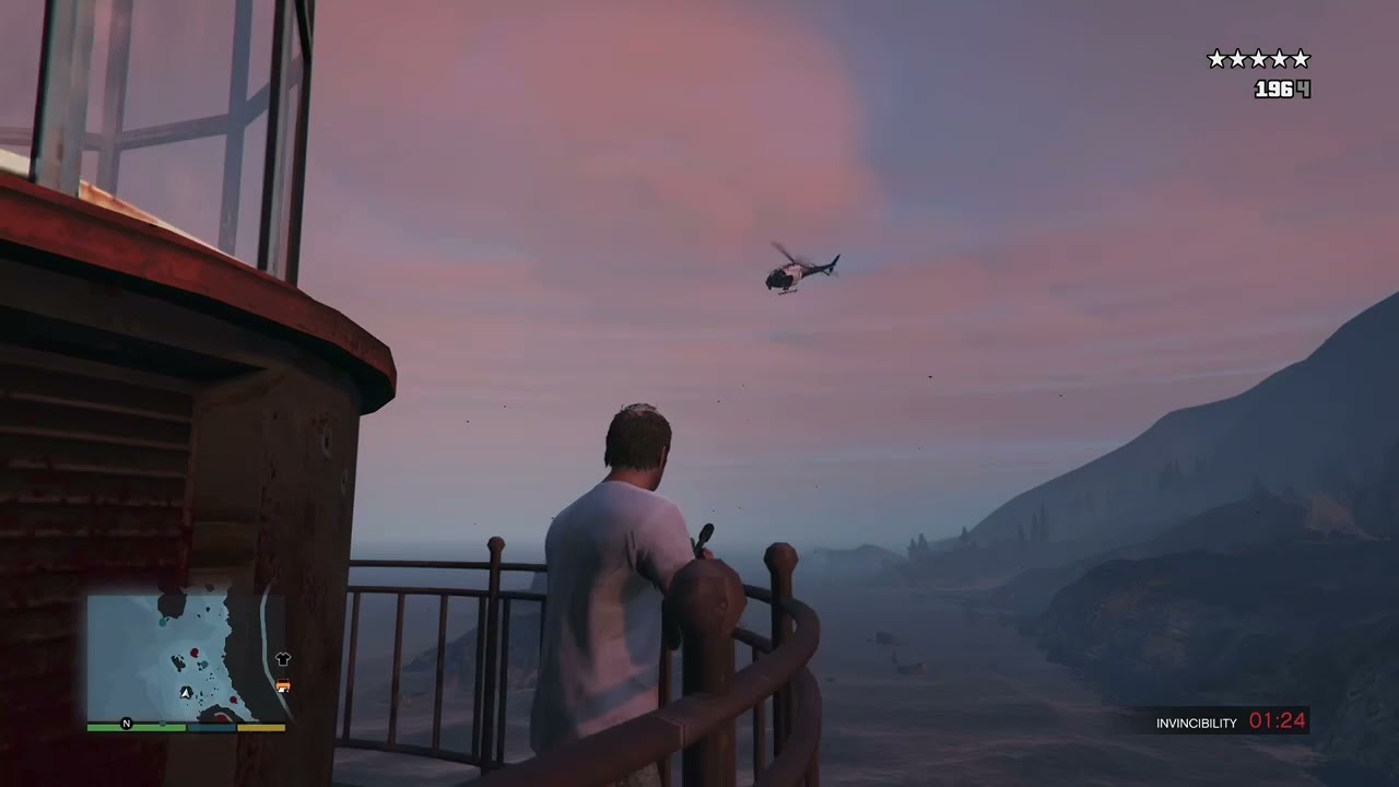 GTA 5: Sniping Down Police Helicopters!