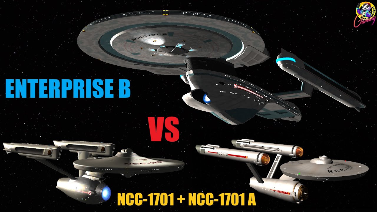 Time Battle - NCC1701 & USS Enterprise A VS USS Enterprise B - Both Ways  Star Trek Starship Battles