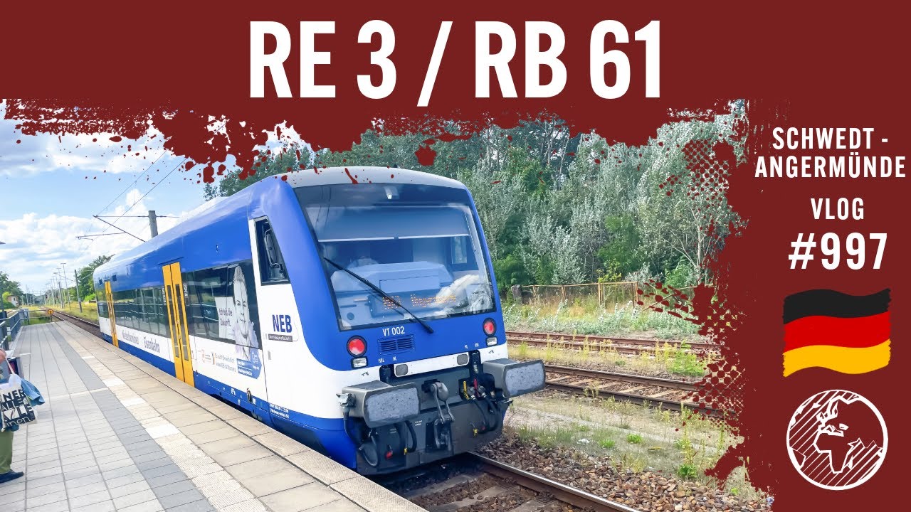 Die Bahnstrecke Angermünde - Schwedt | TripReport | Vlog 997