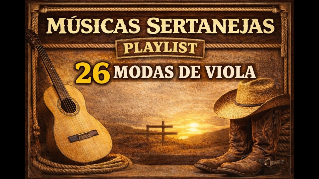 26 Músicas Sertanejo Raiz 🙏🎸 Moda de Viola que Toca o Coração | Playlist Gospel do Interior