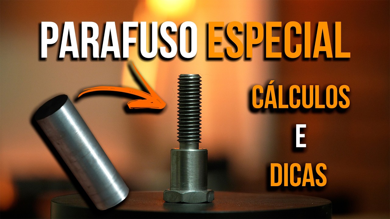 PARAFUSO ESPECIAL - CALCULO DE ROSCA WHITWORTH E SEXTAVADO