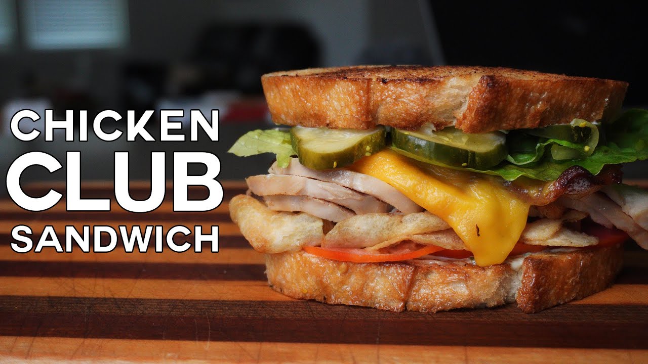Roasted Chicken Club Sandwich || Sandwich 