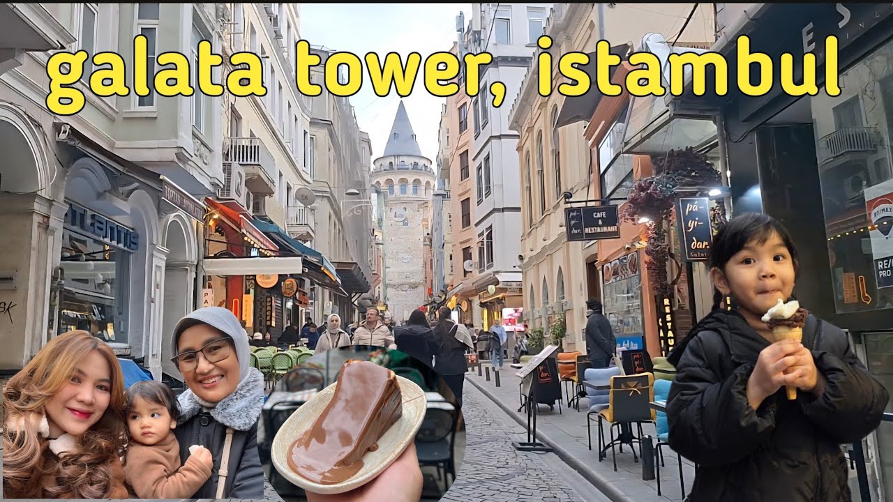 #005. SEHARIAN DI GALATA TOWER  , ISTAMBUL DAN NEMU CAKE VIRAL