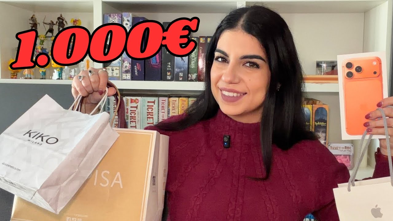 HO SPESO 1.000 EURO 🛍️ iPHONE 17 PRO MAX , NYX , CARPISA 💸 SALDI 2026