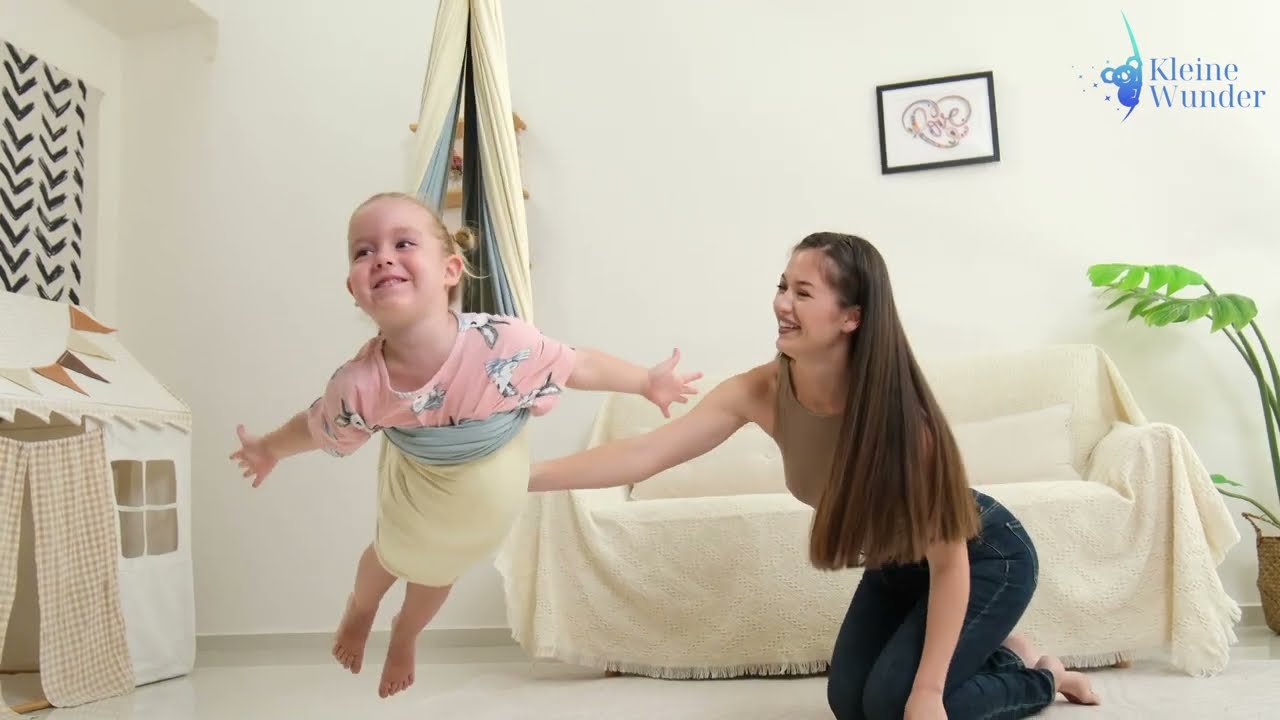 🛋️ &reg;KleineWunder Therapieschaukel aus Baumwolle &ndash; Entspannung, Sensorik & Motorik f&ouml;rdern! 🌿