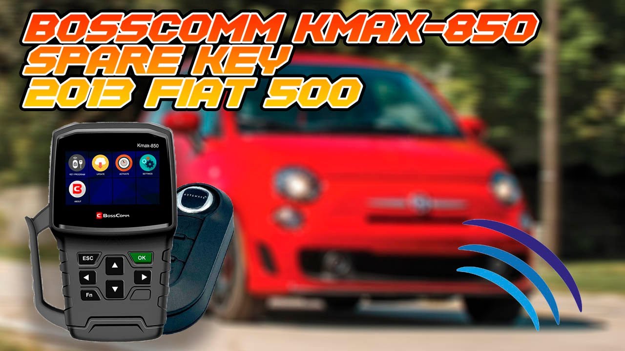 BossComm KMAX-850 | 2013 Fiat 500