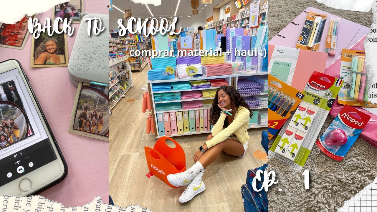 VLOG REGRESSO ÀS AULAS 2021 + HAUL MATERIAL ESCOLAR 📚✨ | MaLu