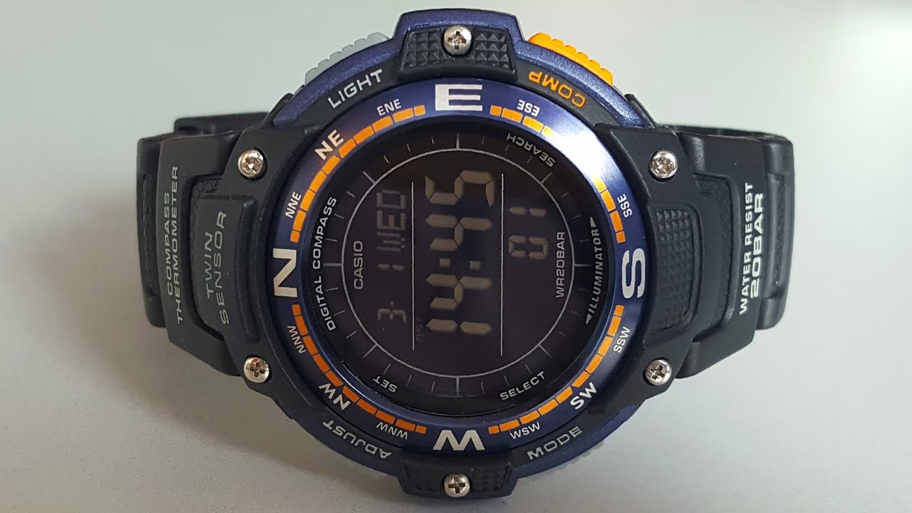 Обзор и настройка Casio SGW-100-2BER (Review and setting)