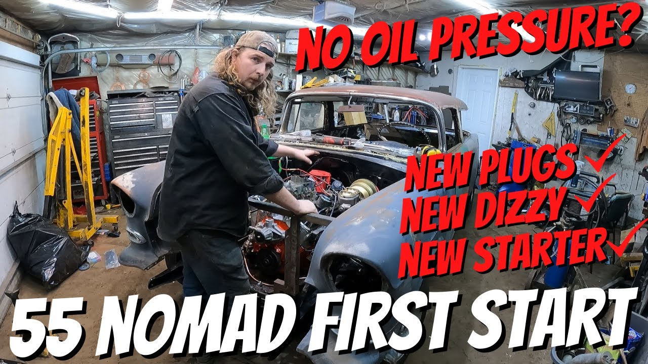 Beat To Sweet 1955 Chevy Nomad FIRST START! - Abandoned To Running In 3 Weeks!