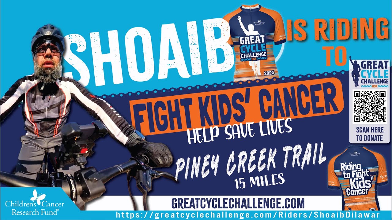 Tackling Piney Creek Trail for the Great Cycle Challenge | Help Fight Kids' Cancer!