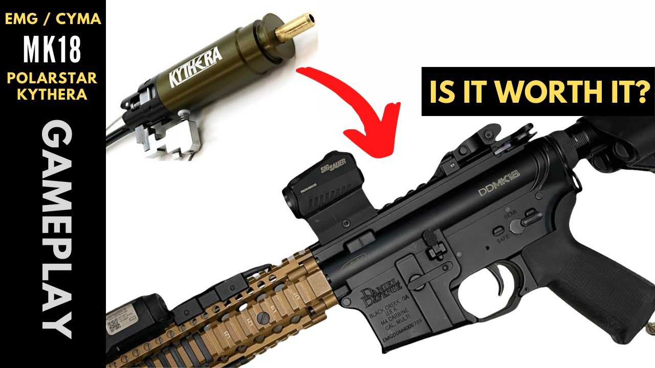 The Polarstar Kythera - Is it worth it? (EMG DDM4 Airsoft TOY AEG Gameplay)