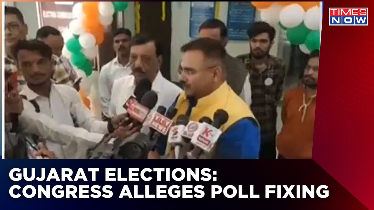 Gujarat Elections 2022: Congress Complains Of Poll Fixing; AAP Resonates | English News | Times Now