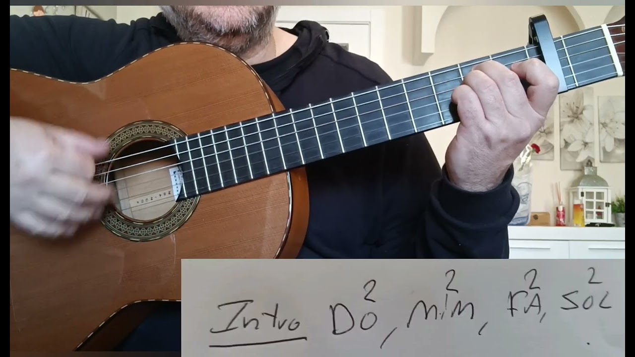 CUATRO SOLDADITOS. LOS REBUJITOS. LETRA CON ACORDES TUTORIAL DE GUITARRA 