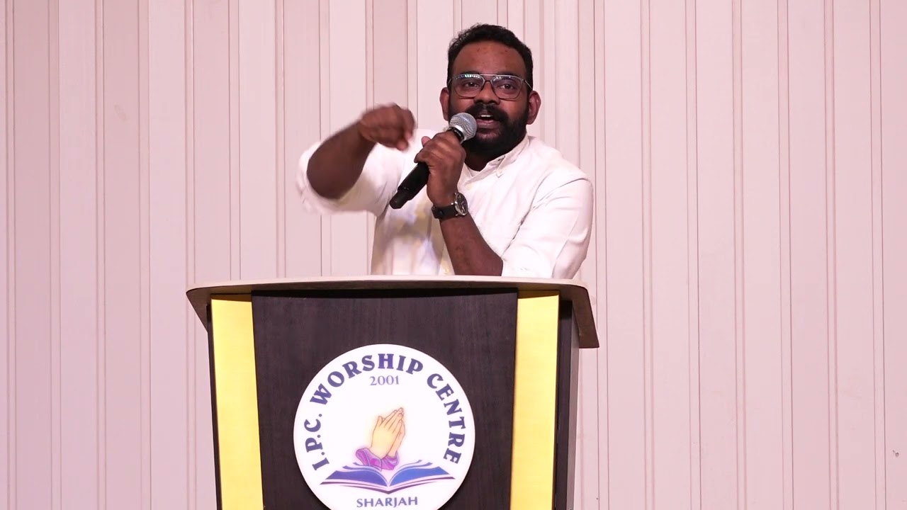 Psalm 33 by Abey Padapekkara * Malayalam Christian Message * IPC Worship Centre Sharjah