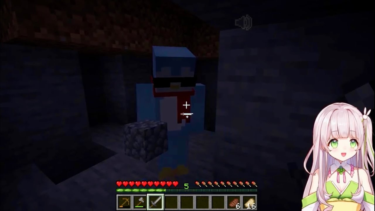 マイクラ人狼　しょうじさん絶対絶命　刻葉こよいさんにキルされる瞬間(こよいさん視点)