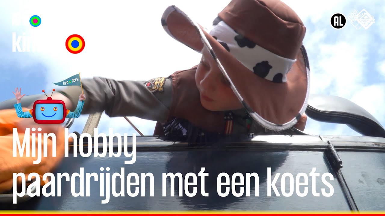 Mijn hobby - Lucas (paardrijden met een koets) (Kindertijd KRO-NCRV)
