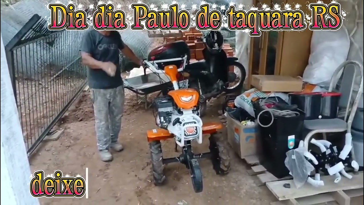 Consegui comprar meu tratorito