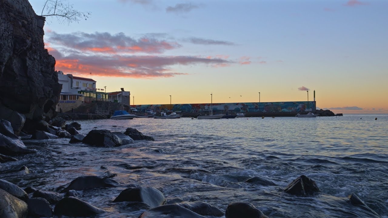 Morning Waves in a Spanish Fishing Village | Soothing Ocean Sounds for Mindfulness & Meditation