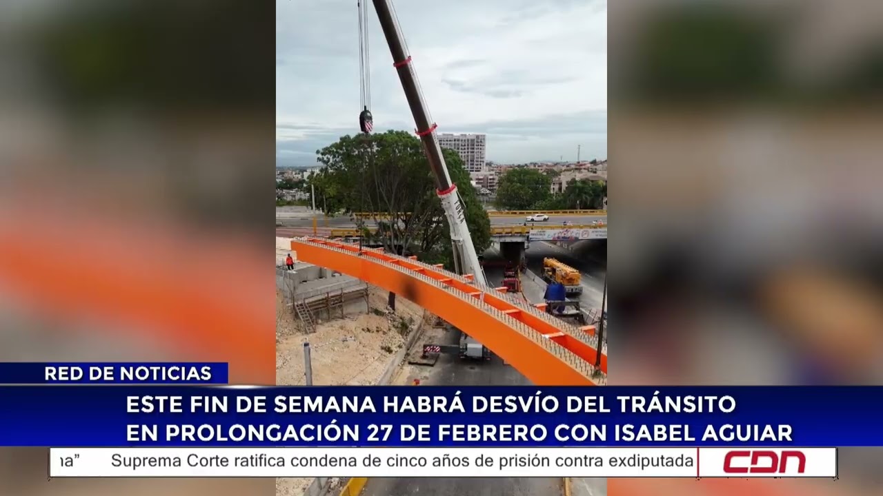 Este fin de semana habr&aacute; desv&iacute;o del tr&aacute;nsito en Prolongaci&oacute;n 27 de Febrero con Isabel Aguiar