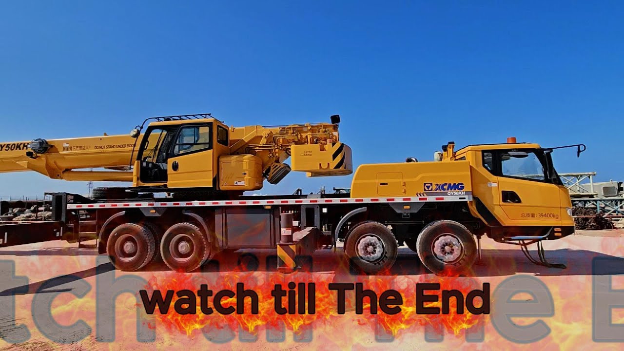 Xcmg 50 ton Mobile crane outrigger||Xcmg qy50k|| 50 Ton mobile crane Operating System