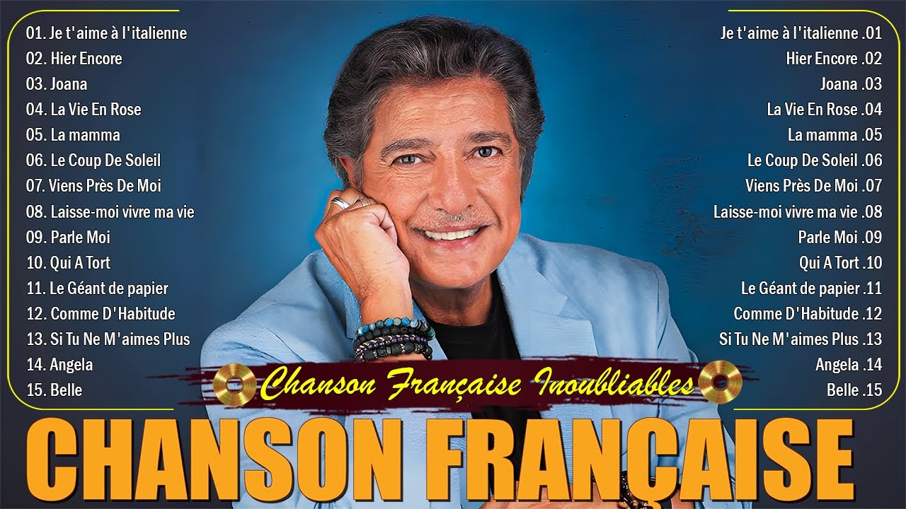 Souvenirs en Chansons Française🌹Frederic Francois, Edith Piaf, Charles Aznavour, Richard Cocciante