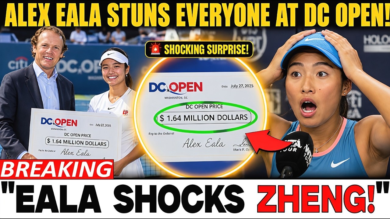 ALEX EALA STUNS Olympic Champion Qinwen Zheng at $1.64M DC Open | Tennis World SHOCKED!