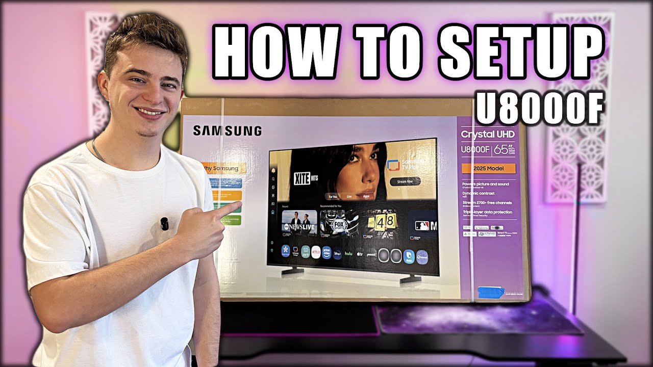 Как настроить Smart TV Samsung U8000F