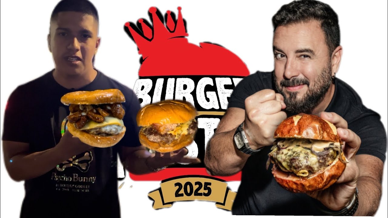 FUI A LAS HAMBURGUESAS GANADORAS DEL BUEGER MÁSTER 