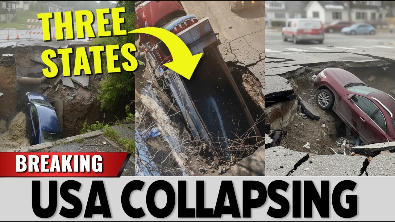 SHOCKING US Sinkhole Crisis REVEALED - 3 States Collapsing In 10 Days & Pattern Spreading?